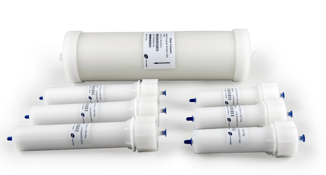 Image of Claricep Flash Columns in different sizes.
