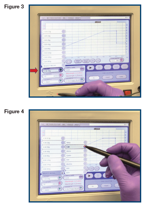 Steps to program your Claricep Flash Column onto a CombiFlash Rf Instrument.