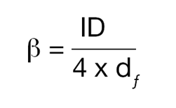 beta ration to achieve similar elution order and chromatogram structure.