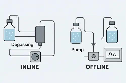 degassing-inline-offline